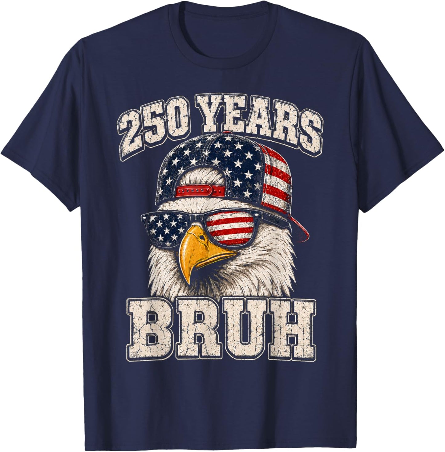 4th of July Boys Outfit Teen 250 Year American Anniversary T-Shirt - T-Shirt | Navy