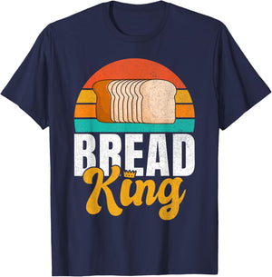 Bread King Bread Baking T-Shirt - T-Shirt | Navy