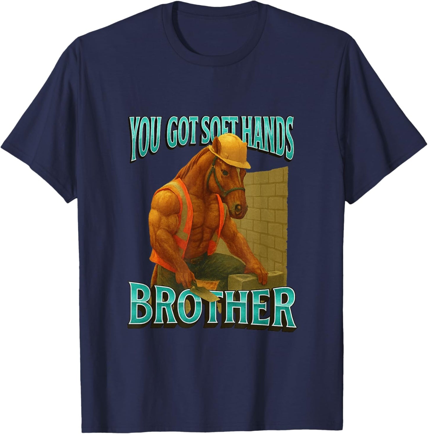 Funny Gen Z Raunchy Meme Brainrot T-Shirt - T-Shirt | Navy