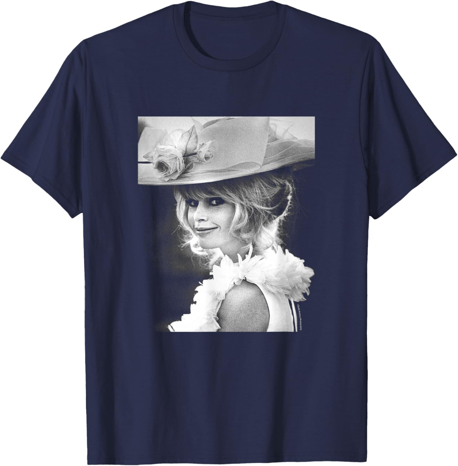 Duffy Archive Photography Actress Brigitte Bardot Smile T-Shirt - T-Shirt | Navy