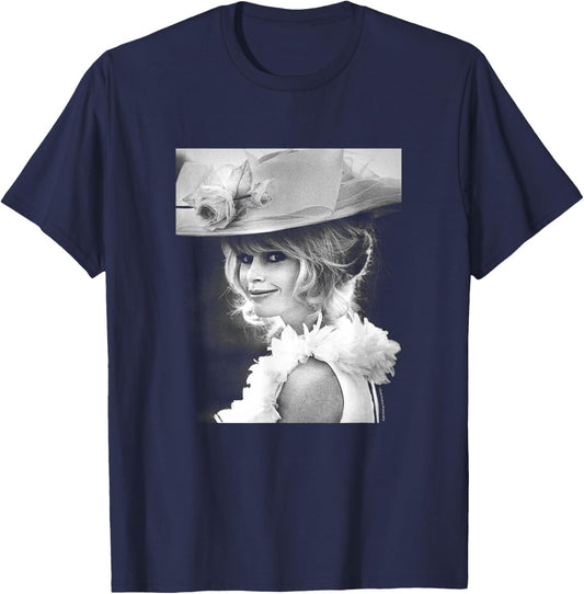 Duffy Archive Photography Actress Brigitte Bardot Smile T-Shirt - T-Shirt | Navy
