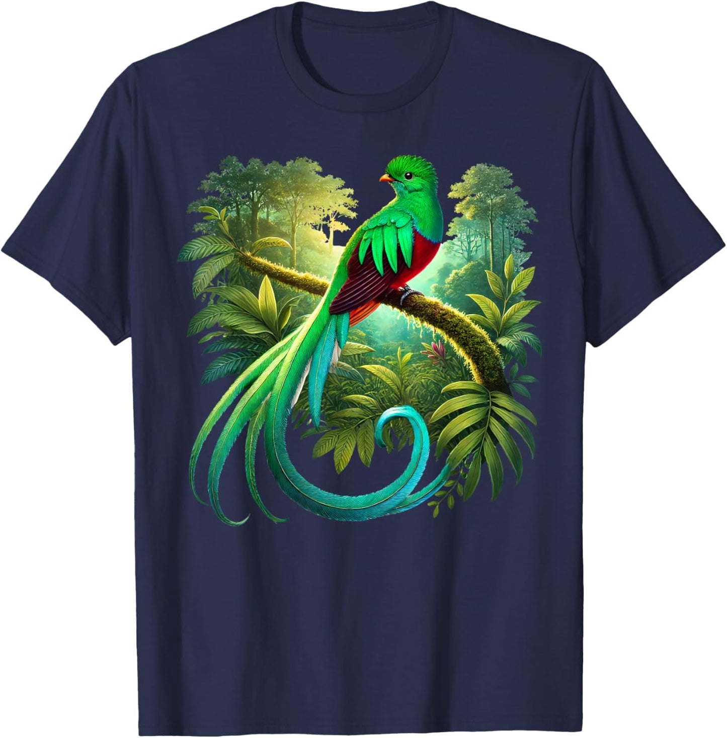 Quetzal Guatemala Chapin Antigua Tikal Tradicional Maya 502 T-Shirt - T-Shirt | Navy