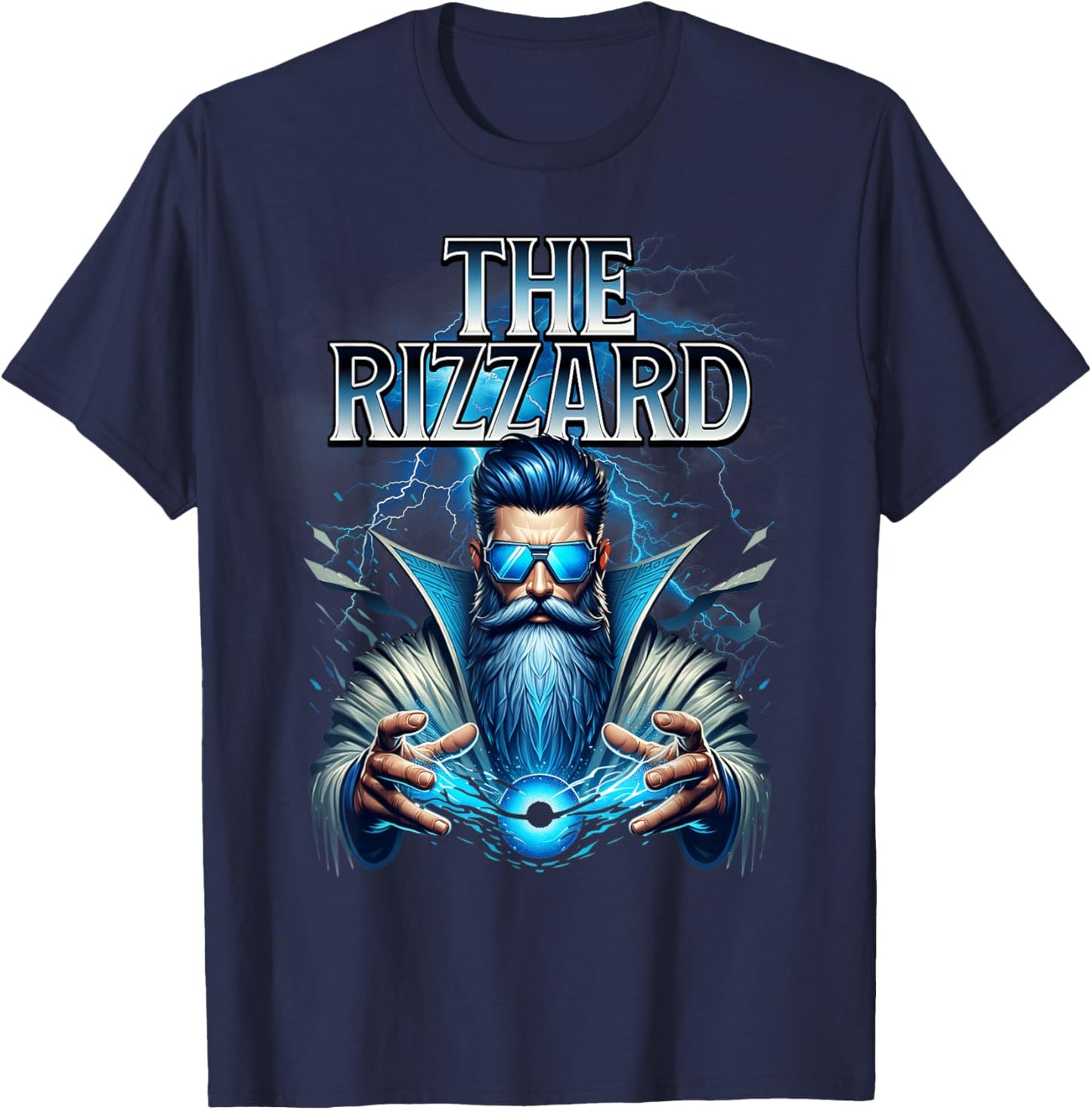 Rizzler The Rizzard Meme Chill Sigma Rizz Meme Teen Boy T-Shirt - T-Shirt | Navy