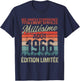 60 Years Anniversary Man Vintage Made in August 1966 T-Shirt - T-Shirt | Navy