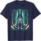 Cool German Shepherd Skeleton Halloween Dog Mom Dad T-Shirt - T-Shirt | Navy