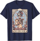 Corgi Dog Valentine's Day Skeleton Tarot Card Corgi Owner T-Shirt - T-Shirt | Navy
