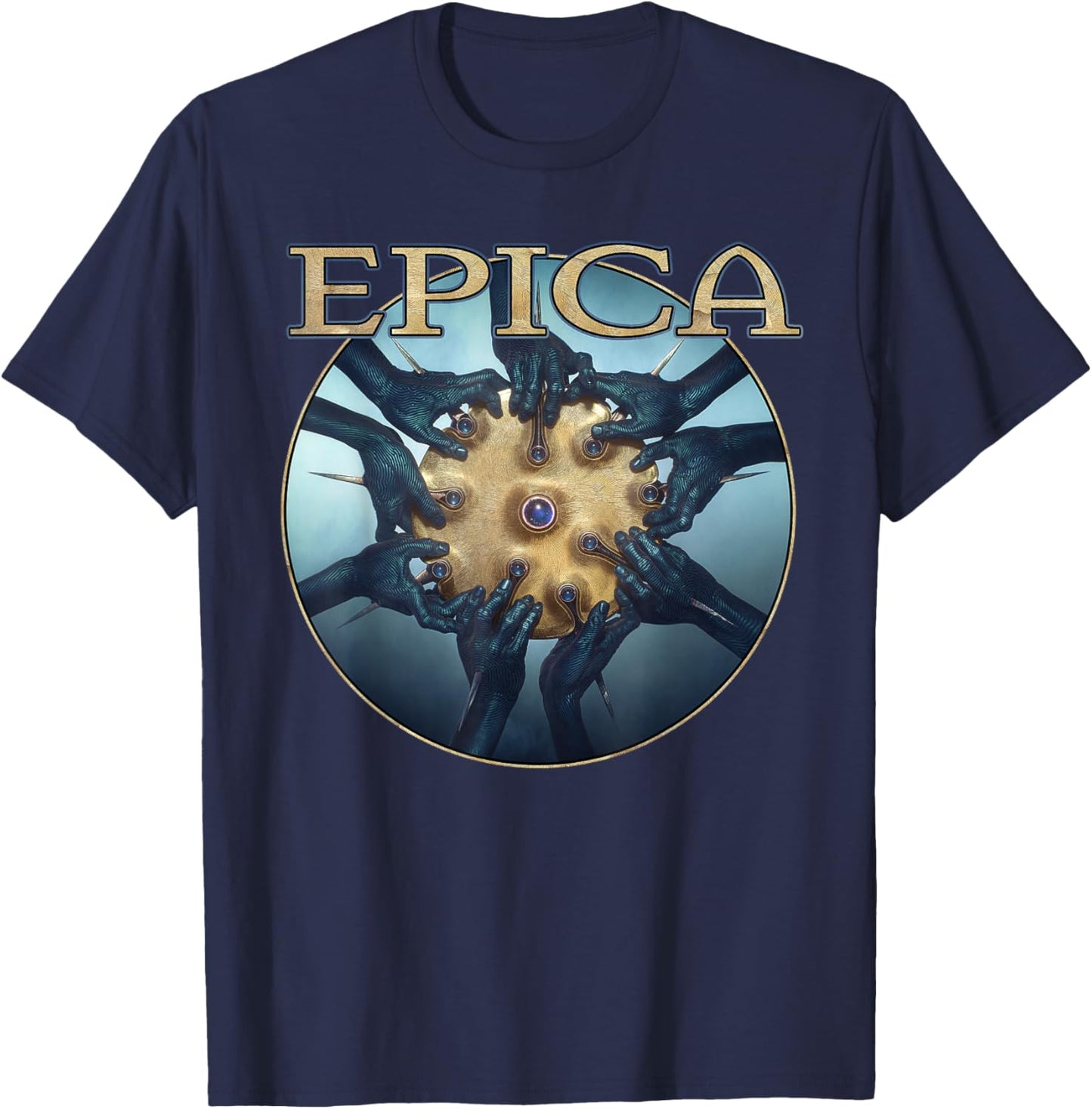 Epica Aspiral T-Shirt - T-Shirt | Navy
