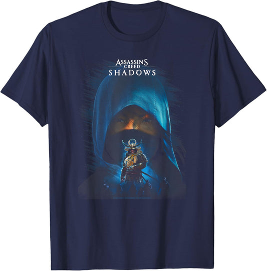 Assassin Creed Shadows DLC offiziell lizenziert T-Shirt - T-Shirt | Navy