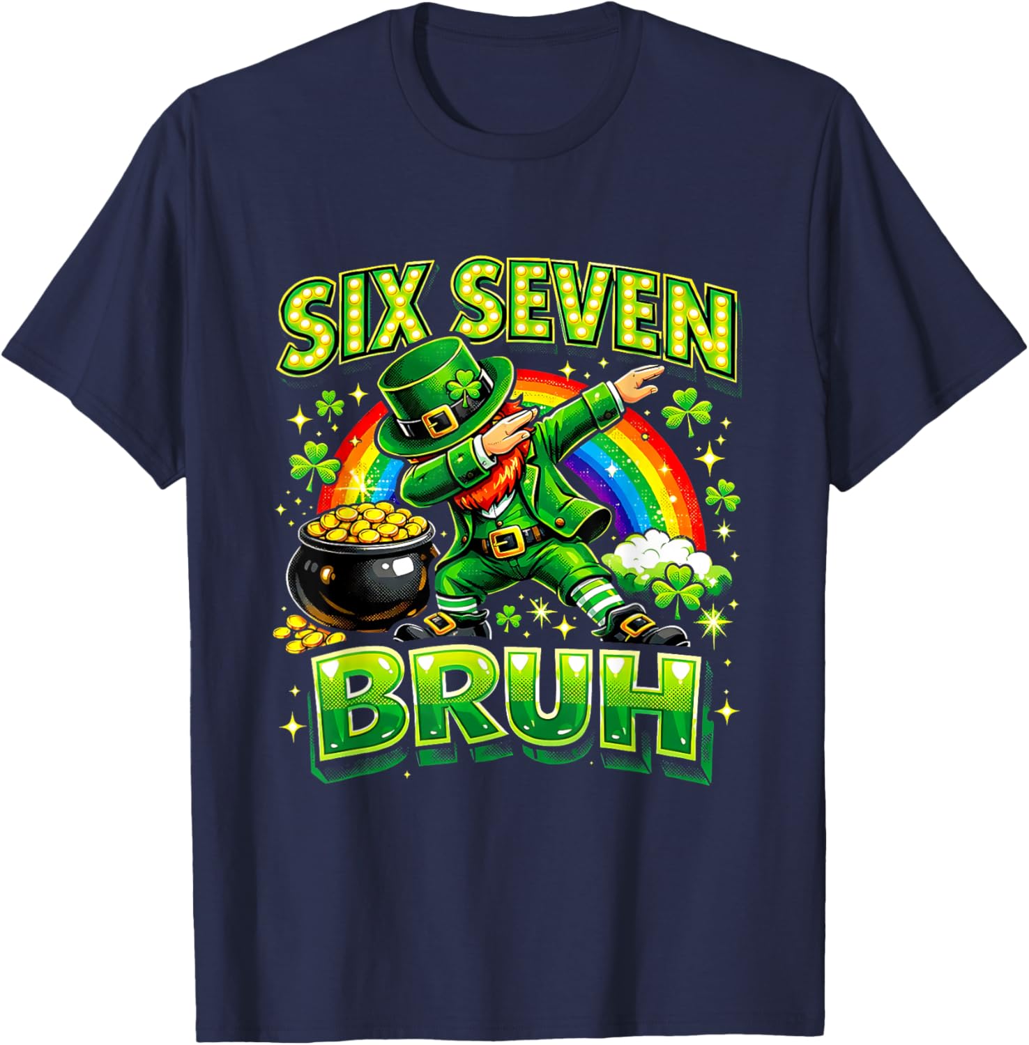Funny St Patricks Day Squad T-Shirt - T-Shirt | Navy