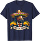 Funny Taco Horse Racing Vintage Cinco De Derby Horse T-Shirt - T-Shirt | Navy