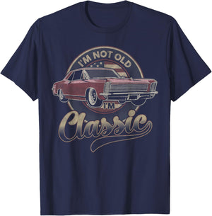 I'm Not Old I'm Classic Vintage Car Father's Day Men Dad T-Shirt - T-Shirt | Navy