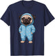 Dog Pug Sleepy Pug Lover Women Men Kids T-Shirt - T-Shirt | Navy