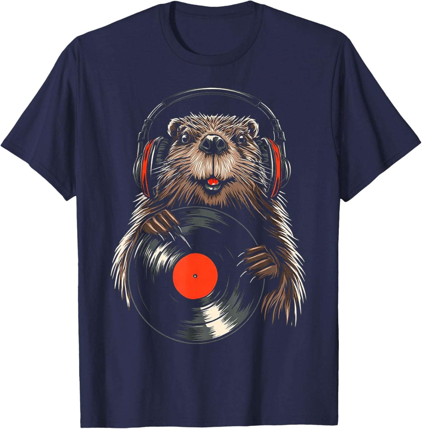 Beaver T-Shirt - T-Shirt | Navy