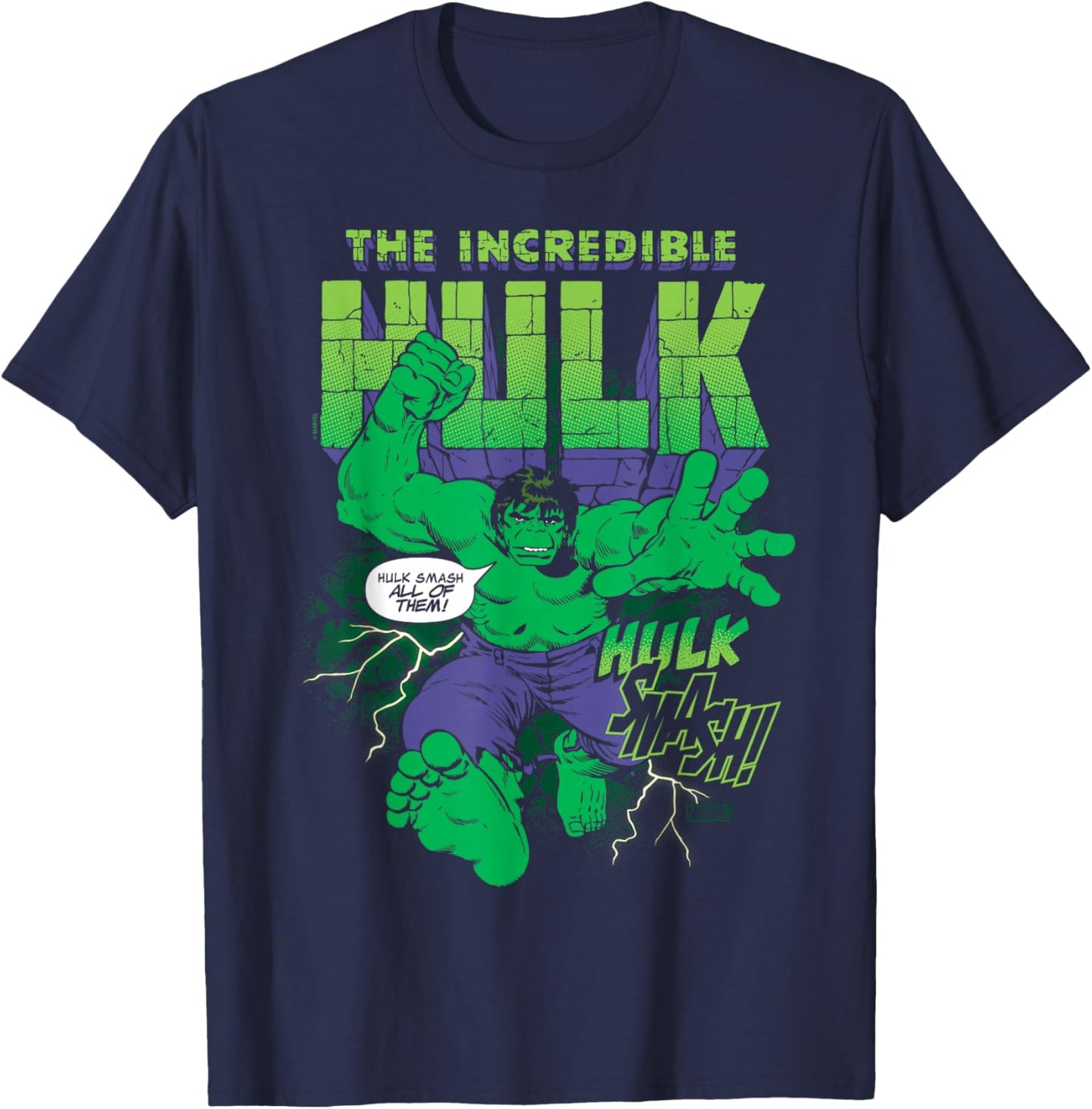 Hulk - Wrestling T-Shirt - T-Shirt | Navy