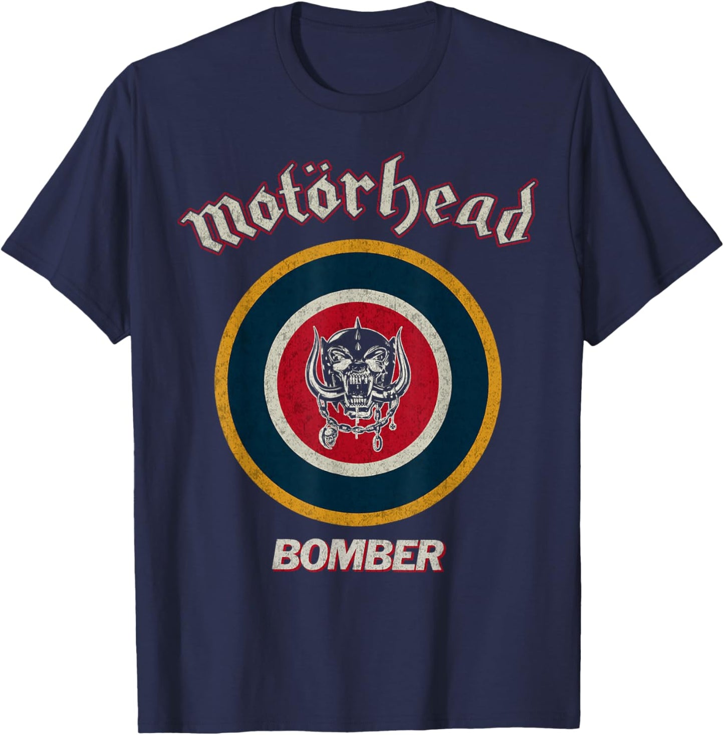 Motörhead – Bomber Target T-Shirt - T-Shirt | Navy
