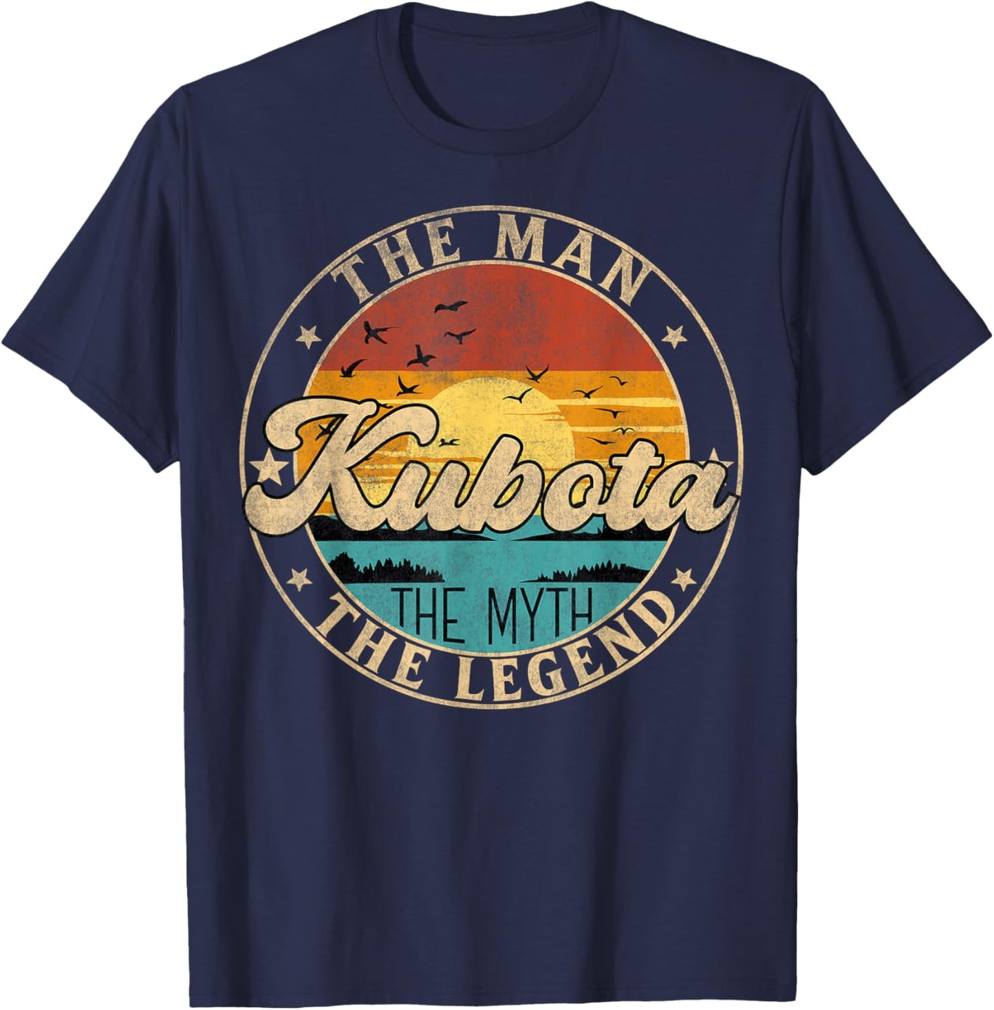 KUBOTA The Man The Myth The Legend First Name T-Shirt - T-Shirt | Navy