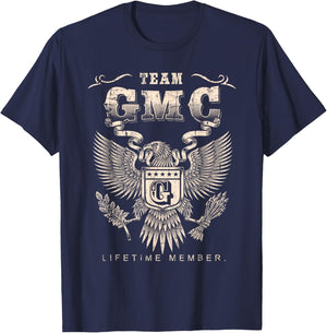 Team Gmc Lifetime Member - Gmc Name T-Shirt - T-Shirt | Navy