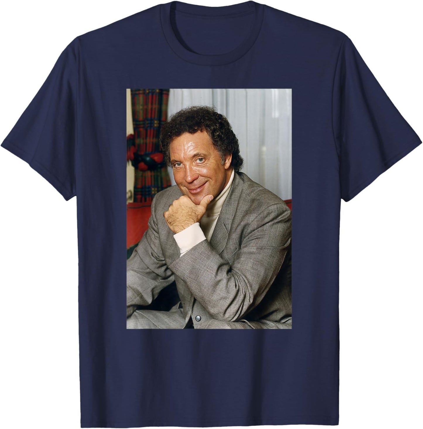 Tom Jones Singer & Entertainer T-Shirt - T-Shirt | Navy