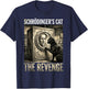 Schrödingers Katze Rache Lustig Physik Wissenschaft T-Shirt - T-Shirt | Navy