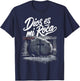 Dios Es Mi Roca Chicano Mexican Culture Faith God T-Shirt - T-Shirt | Navy