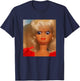 Funny Face Doll Meme Disgusting Judging Expression Humor T-Shirt - T-Shirt | Navy