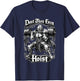 Anime Gym Art Dost Thou Even Hoist Manga Knight T-Shirt - T-Shirt | Navy