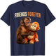 Baby Monkey Punch Friends Forever T-Shirt - T-Shirt | Navy