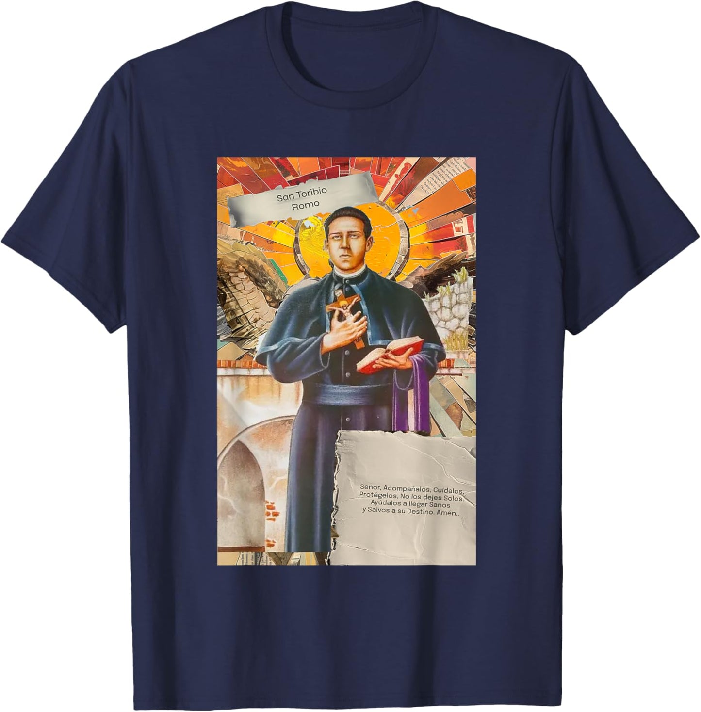 San Toribio Romo T-Shirt - T-Shirt | Navy
