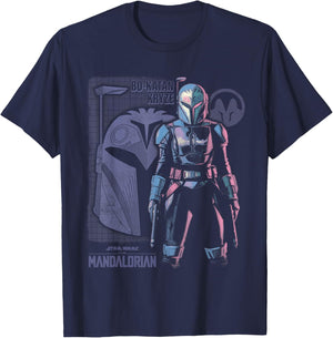 Star Wars The Mandalorian Hero Bo-Katan Kryze T-Shirt - T-Shirt | Navy