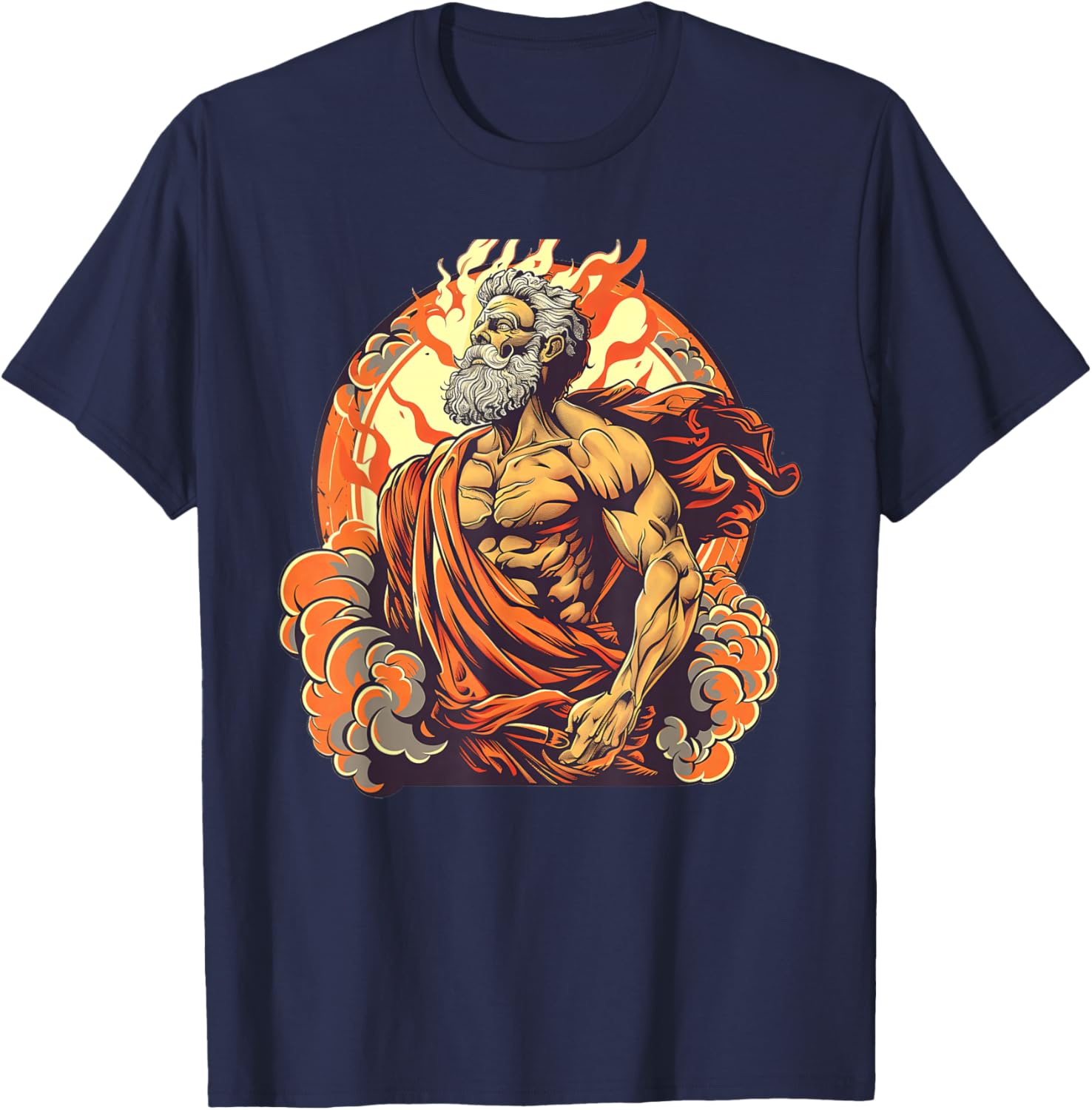 Hephaestus Design T-Shirt - T-Shirt | Navy