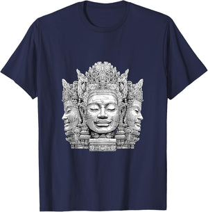 Angkor Wat Cambodia - Explore Ancient Temples T-Shirt - T-Shirt | Navy
