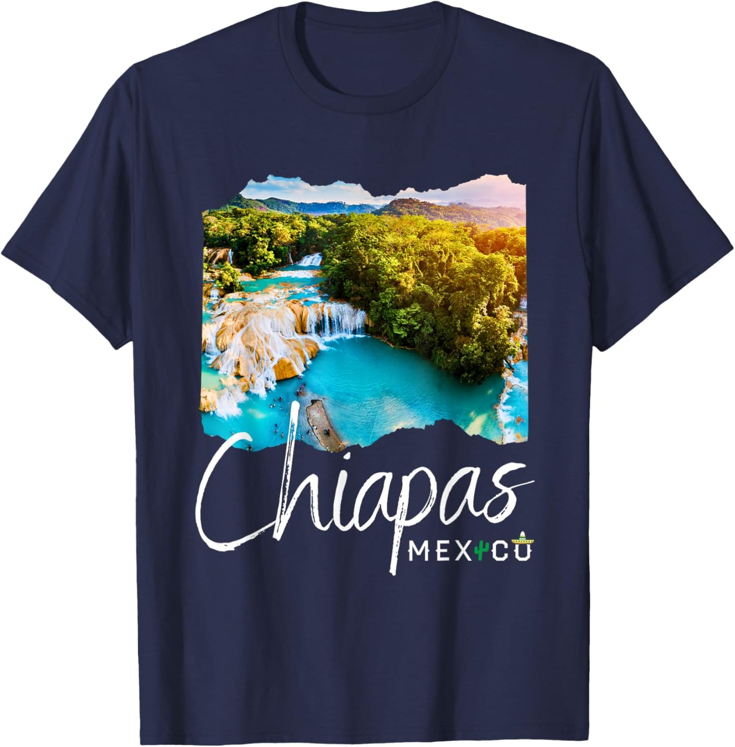 Mexico Chiapas Souvenir / Chiapas T-Shirt - T-Shirt | Navy