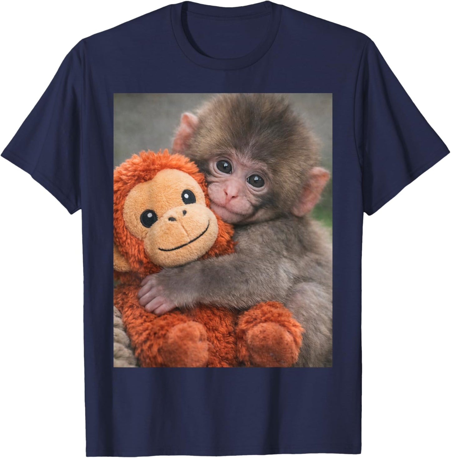 Punch The Monkey Meme X Monkey Meme Ape Punch Monkey Baby Meme T-Shirt - T-Shirt | Navy