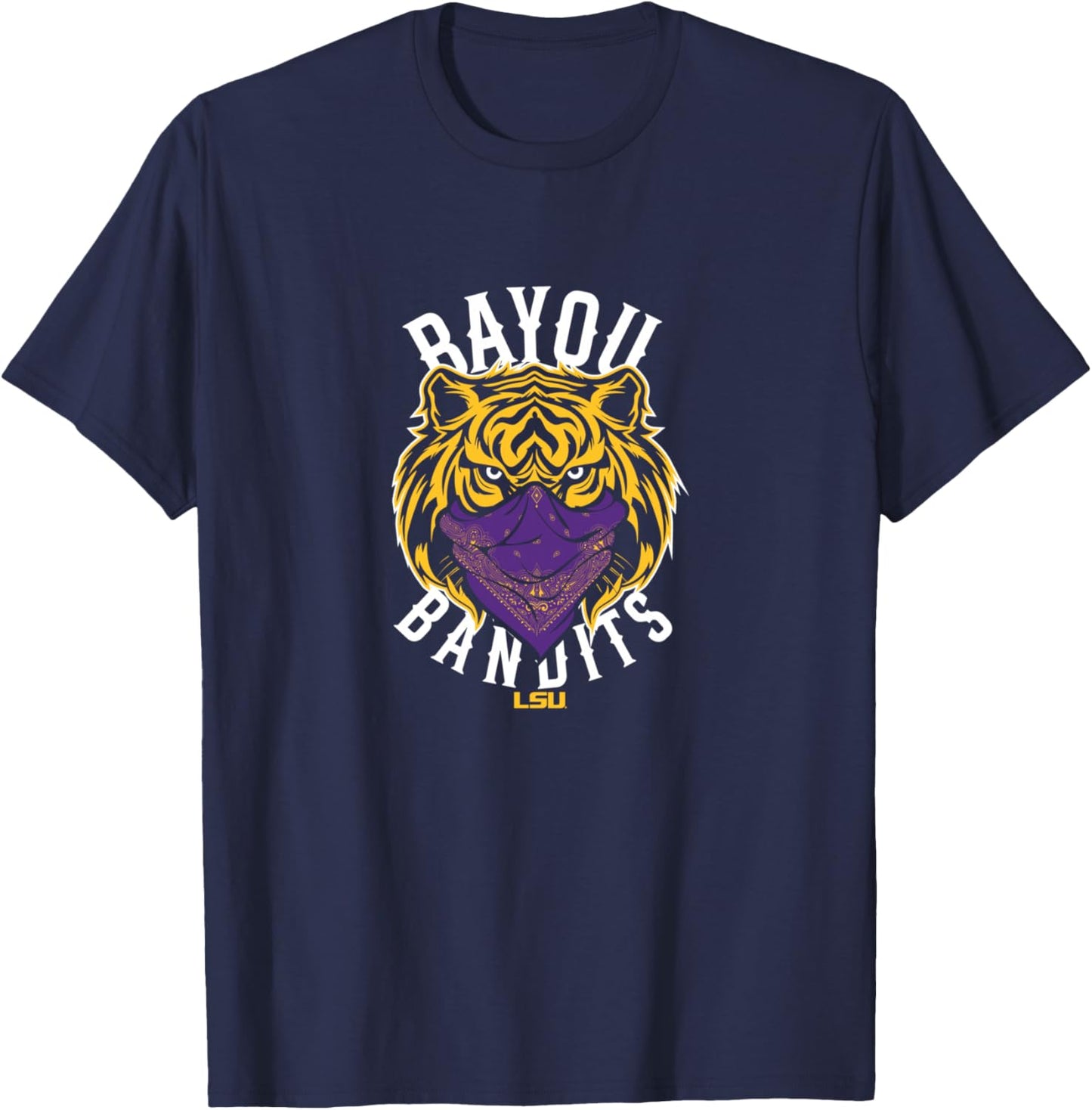 LSU Football - Bayou Bandits - LSU Tigers T-Shirt - T-Shirt | Navy