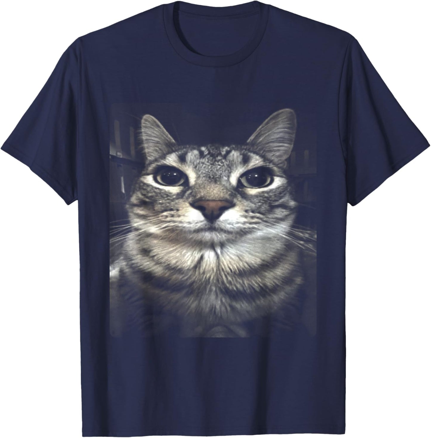 Silly Cat Meme T-Shirt - T-Shirt | Navy