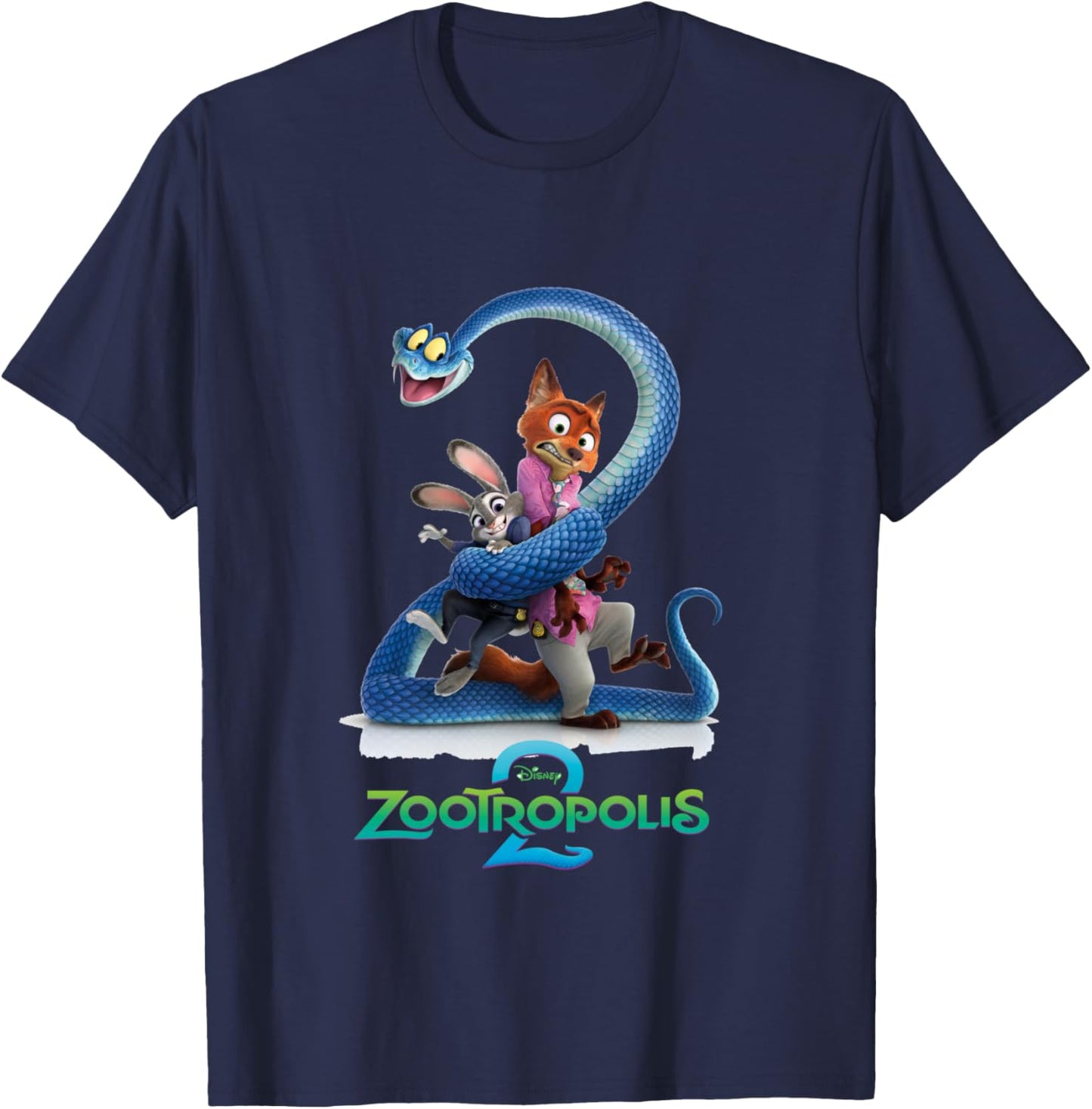 Zootopia Poster T-Shirt - T-Shirt | Navy