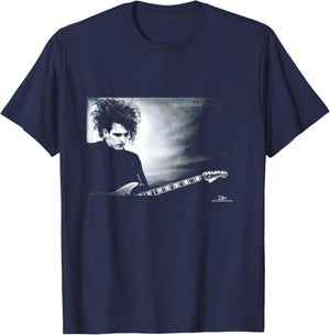 Robert Smith The Cure Live Disintegration Era Phil Nicholls Manche Longue T-Shirt - T-Shirt | Navy
