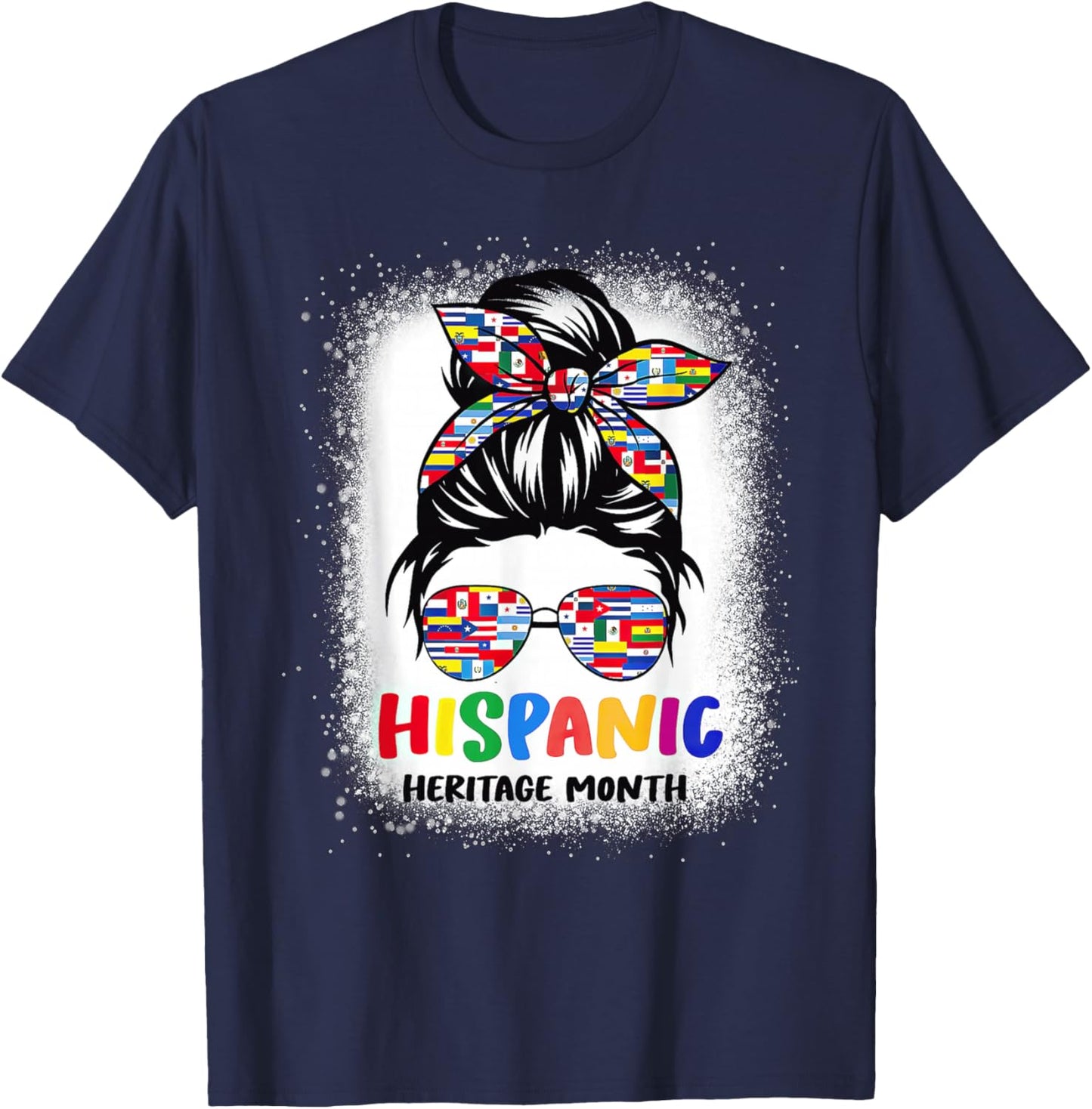 Hispanic Heritage Month T-Shirt - T-Shirt | Navy