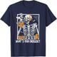 What's Your Emergency Halloween Skeleton 911 Dispatcher T-Shirt - T-Shirt | Navy