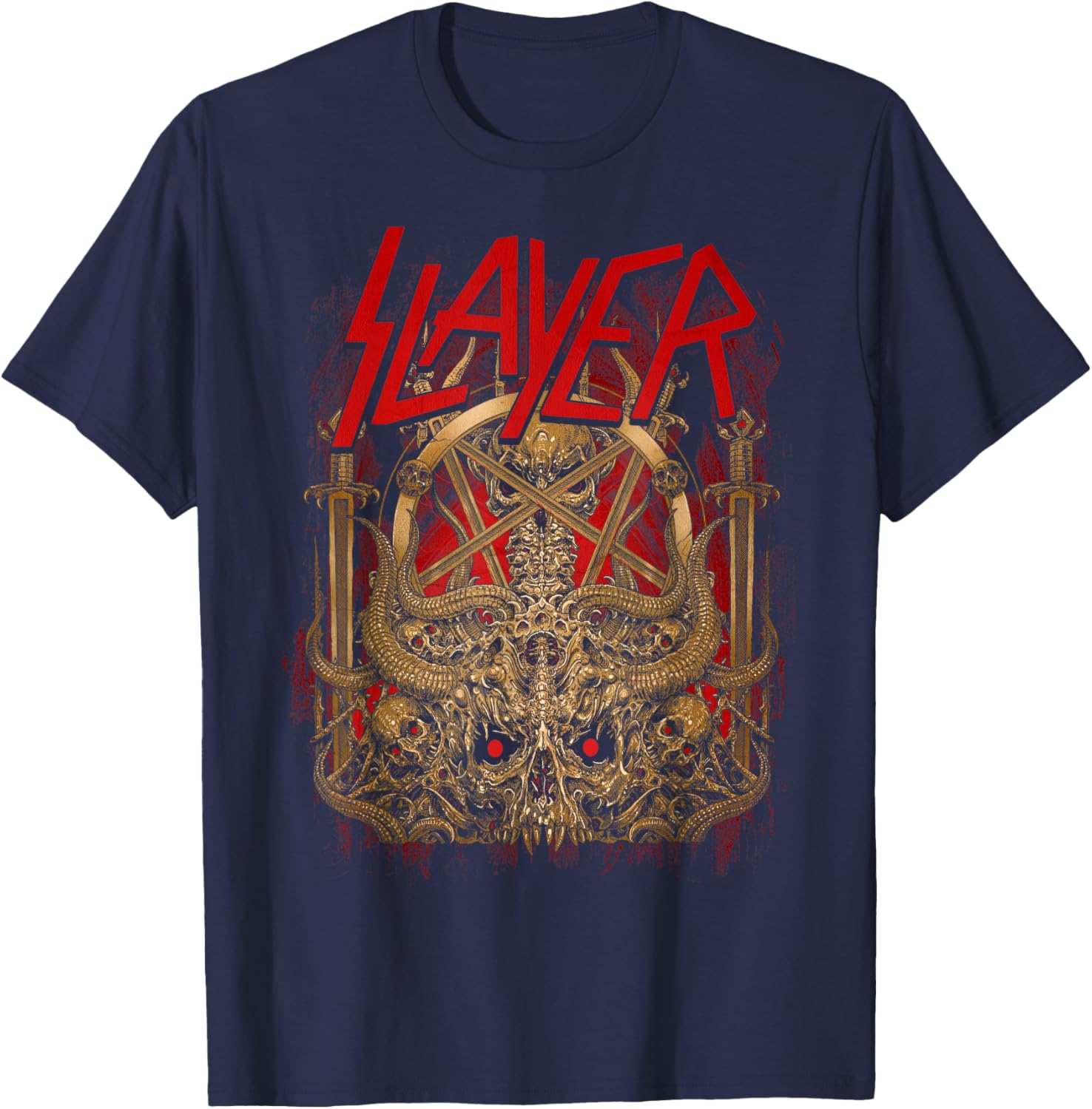 Slayer Demoniacal Opus T-Shirt - T-Shirt | Navy