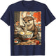 Funny Ramen Otter Anime Otaku Noodles Graphic T-Shirt - T-Shirt | Navy