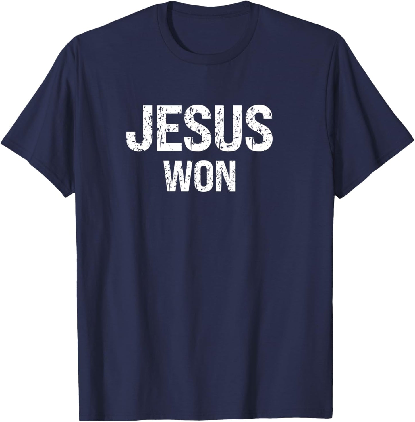 Jesus Won T-Shirt - T-Shirt | Navy
