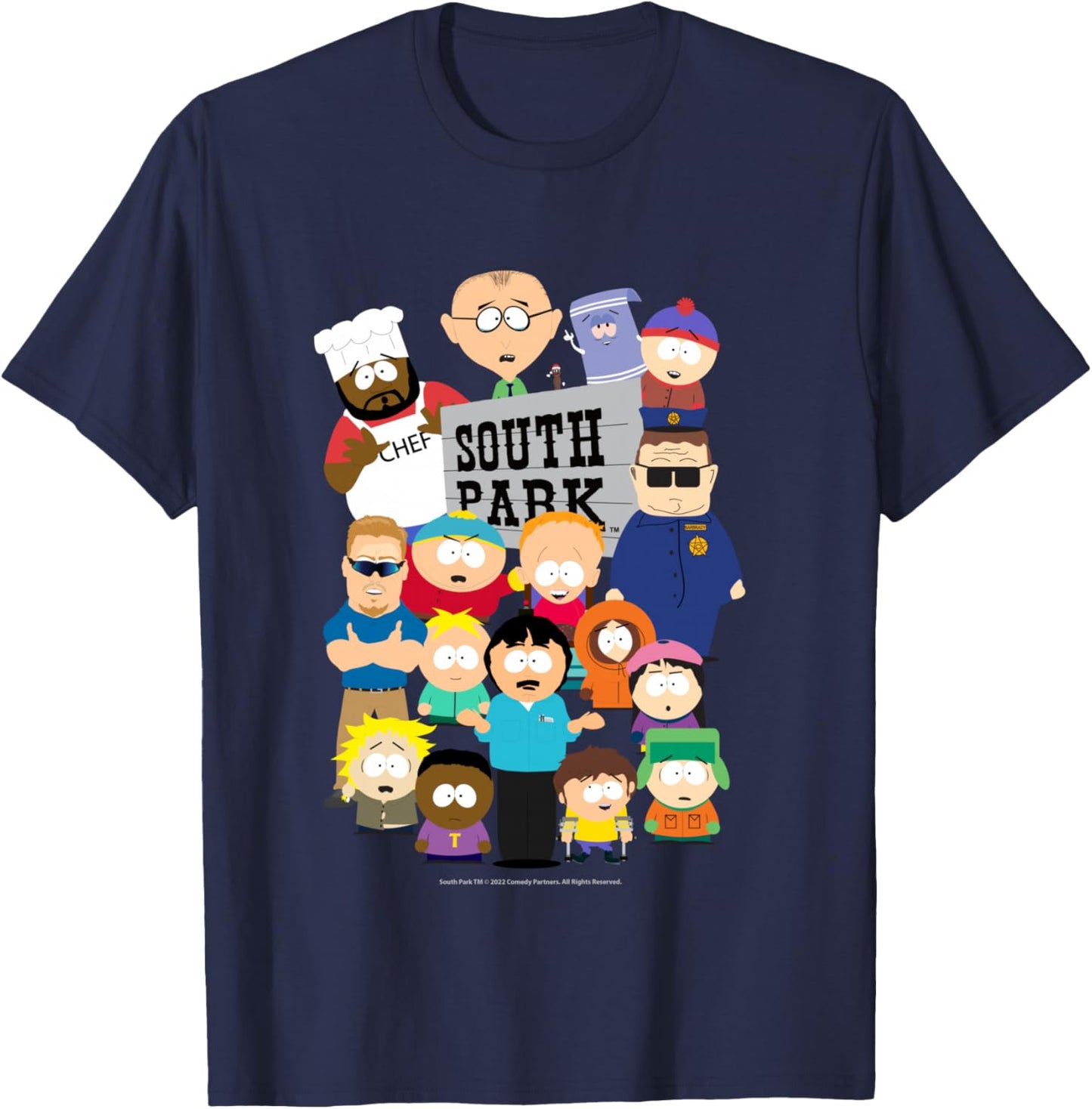 Moulding South Park T-Shirt - T-Shirt | Navy
