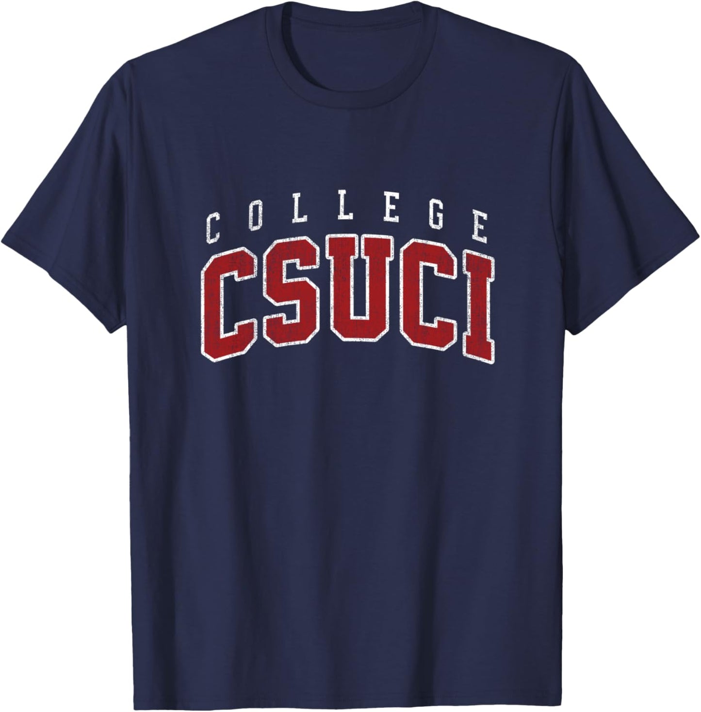 CSUCI Vintage Arch Athletic Sports Women T-Shirt - T-Shirt | Navy