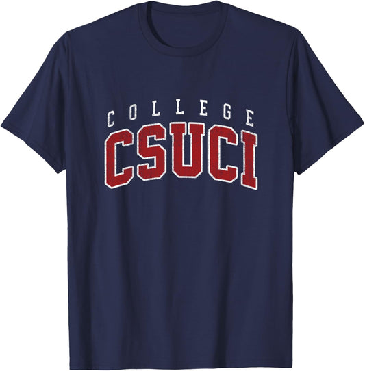 CSUCI Vintage Arch Athletic Sports Women T-Shirt - T-Shirt | Navy