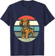Teckel Wiener Chien Maman Maman Teckel Amant Teckel Teckel Manche Longue T-Shirt - T-Shirt | Navy