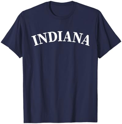 Indiana - Throwback Design - Classic T-Shirt - T-Shirt | Navy