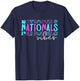 Nationals Vibes Dance Gymnastics Cheer Team Spirit T-Shirt - T-Shirt | Navy