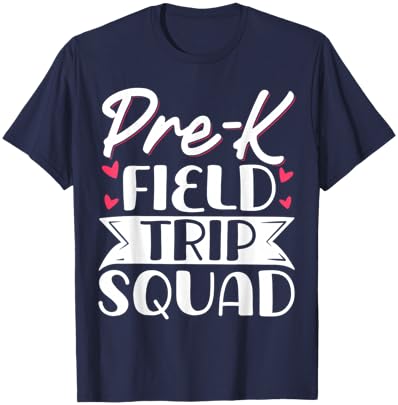 Pre-k Field Trip Squad T-Shirt - T-Shirt | Navy