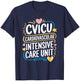 CVICU Nursing Cardiovascular Intensive Care Unit CVICU Nurse T-Shirt - T-Shirt | Navy